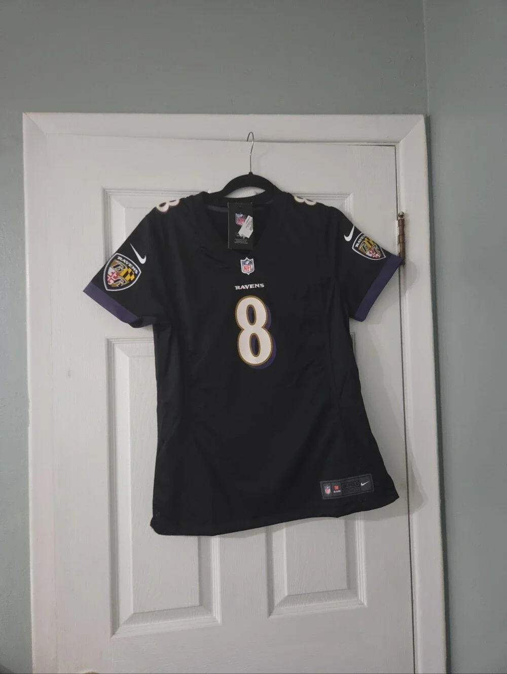Nike Women's Baltimore Ravens Lamar Jackson Black Alternate Jersey.  L. NWT